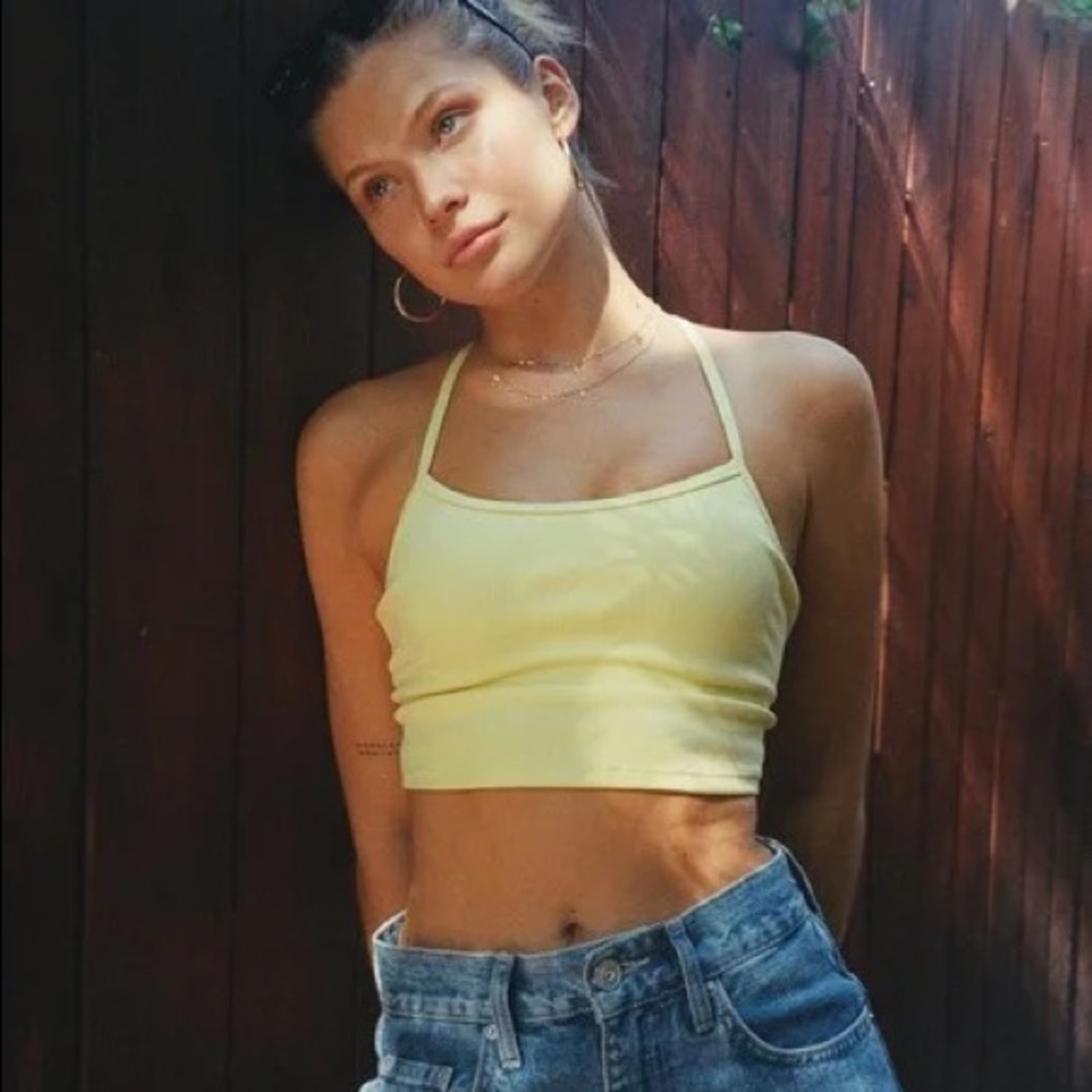Alosoft Ribbed Crop Calm Tank